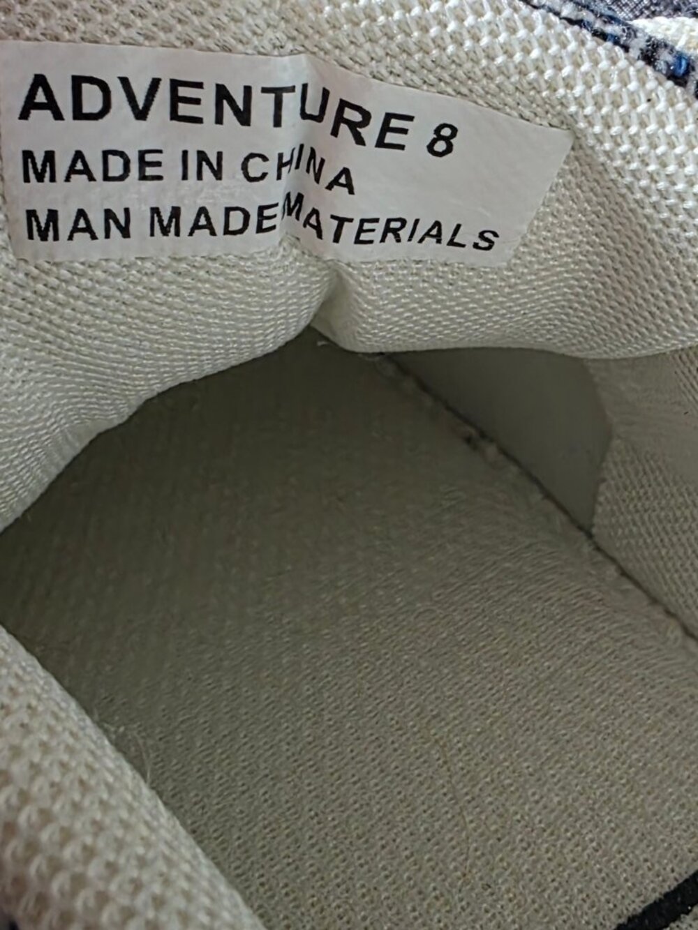 EUC CORKY's ( 8 ) HEY GIRL ADVENTURE Blue/Off White Tweed Platform Tennis Shoe - Picture 11 of 12